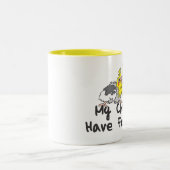 2 Couleurs Tasse plumeuse d'enfants (Centre)