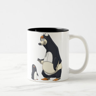 2 Couleurs Tasse polaire de pingouin