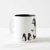 2 Couleurs Tasse polaire de pingouin (Devant gauche)
