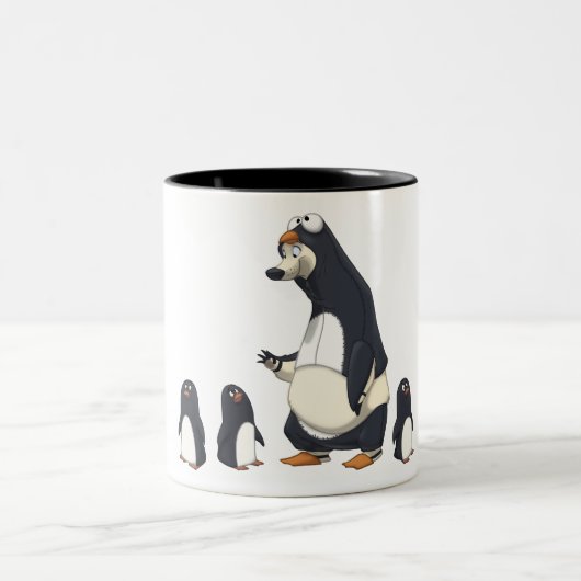 2 Couleurs Tasse polaire de pingouin (Centre)