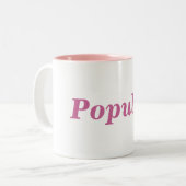 2 Couleurs Tasse populaire (Devant gauche)