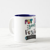 2 Couleurs Tasse positive de pantalon (Devant gauche)