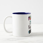 2 Couleurs Tasse positive de pantalon (Gauche)
