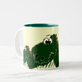 2 Couleurs Tasse potable de Derby Dinasour (Devant gauche)