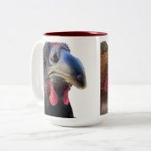 2 Couleurs Tasse Poule Audacieuse - Les Poules Vous Regardent (Devant gauche)
