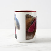 2 Couleurs Tasse Poule Audacieuse - Les Poules Vous Regardent (Centre)