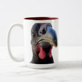 2 Couleurs Tasse Poule Audacieuse - Les Poules Vous Regardent (Gauche)