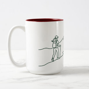 2 Couleurs Tasse pour aller dans les montagnes