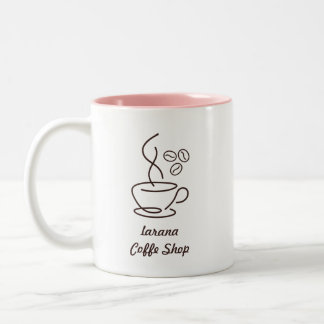 2 Couleurs Tasse pour amateur de café moderne | club café