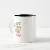 2 Couleurs tasse pour amateurs de boba (Devant gauche)