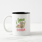 2 Couleurs tasse pour amateurs de boba (Gauche)