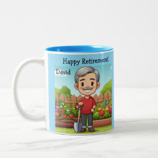 2 Couleurs Tasse pour célébrer la retraite 