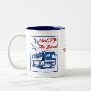 2 Couleurs Tasse pour chauffeur de bus à la retraite – Cadeau