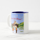 2 Couleurs Tasse pour couple (Devant gauche)