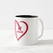 2 Couleurs tasse pour la maman (Devant droit)