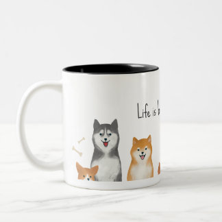 2 Couleurs Tasse pour les amoureux de chiens