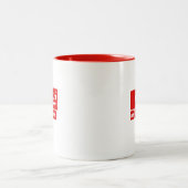 2 Couleurs Tasse pour Youtube - tasse de Youtube (Centre)