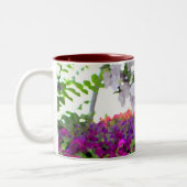 2 Couleurs Tasse pourpre de profusion (Gauche)