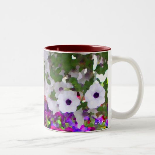 2 Couleurs Tasse pourpre de profusion (Droit)