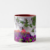 2 Couleurs Tasse pourpre de profusion (Centre)