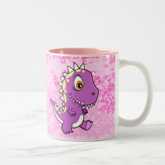 2 Couleurs Tasse pourpre mignonne folle de monstre (Droit)