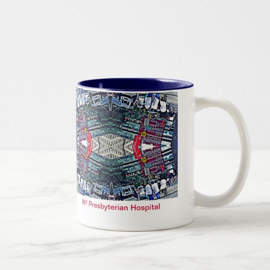 2 Couleurs Tasse presbytérienne d'hôpital de NY (Droit)