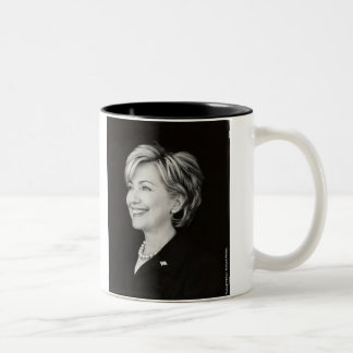 2 Couleurs Tasse présidentielle de portrait de Hillary