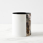 2 Couleurs Tasse principale de cerfs communs (Centre)