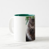 2 Couleurs Tasse principale de chat de ragondin (Devant gauche)