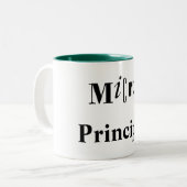 2 Couleurs Tasse principale micro (Devant gauche)