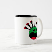 2 COULEURS TASSE PRINCIPALE POLYCHROME DE HAGGIS (Devant droit)