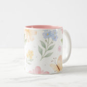 2 Couleurs Tasse printanière précoce (Devant droit)