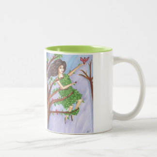 2 Couleurs Tasse Prisonnière dans un Arbre (Personnalisable)
