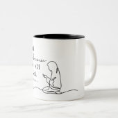 2 Couleurs TASSE PSALM 46:10 - Café (Devant droit)