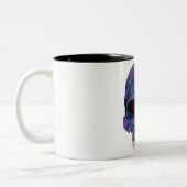 2 Couleurs Tasse psychédélique de crâne de troisième oeil (Gauche)