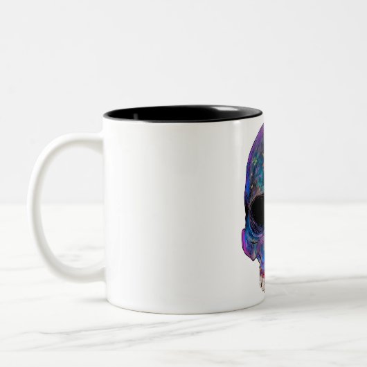 2 Couleurs Tasse psychédélique de crâne de troisième oeil (Gauche)