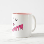 2 Couleurs Tasse psychotique (Devant droit)