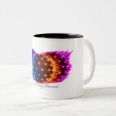 2 Couleurs Tasse Puissance dans chaque élément - Géo Énergie (Devant droit)