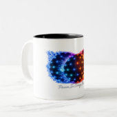 2 Couleurs Tasse Puissance dans chaque élément - Géo Énergie (Devant gauche)