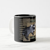 2 Couleurs tasse pygméenne de chèvre d'enfant mignon (Devant gauche)