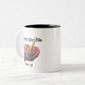 2 Couleurs Tasse pygméenne de girafe (Devant gauche)