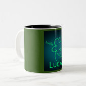 2 Couleurs Tasse R U Feeling Lucky (Devant gauche)