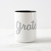 2 Couleurs Tasse reconnaissante (Centre)