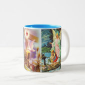 2 COULEURS TASSE RELIGIEUSE D'ILLUSTRATION (Devant droit)
