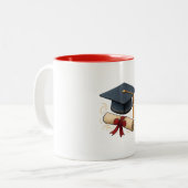 2 Couleurs Tasse - Remise de diplômes (Devant gauche)