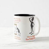 2 Couleurs Tasse "résolvez mystère" (Devant droit)