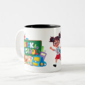 2 Couleurs Tasse Retour à l'école (Devant gauche)