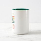 2 Couleurs Tasse Rétro Créée en 1970 (Centre)