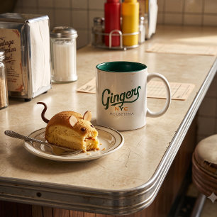 2 Couleurs Tasse Rétro du Diner Ginger's NYC Mouseteria – Deu