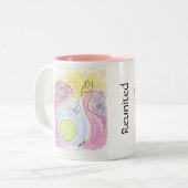 2 Couleurs Tasse réunie (Devant gauche)